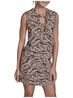 BCBG Sleeveless Keyhole Bow Size 16 - 1602